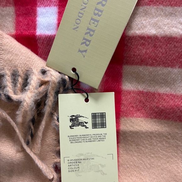 Wide Reversible Check Cashmere Silk Scarf - Picture 3 of 6